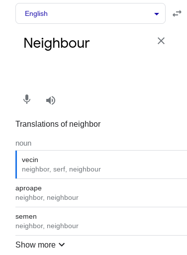Neighbour Translation Blank Meme Template