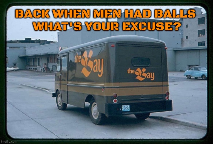 BACK WHEN MEN HAD BALLS 
WHAT'S YOUR EXCUSE? | made w/ Imgflip meme maker