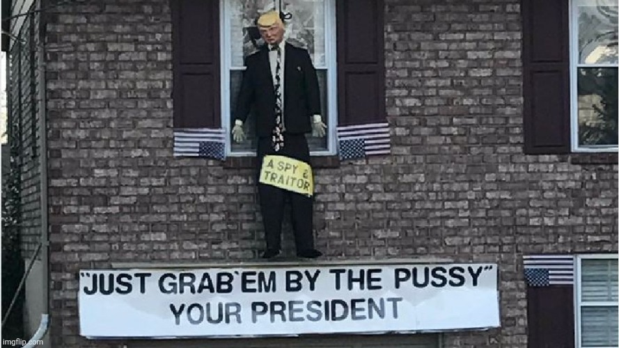 trump effigy | image tagged in trump effigy | made w/ Imgflip meme maker
