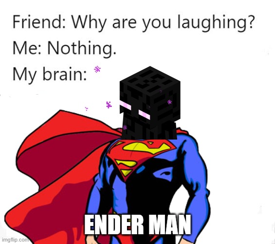 ender man | ENDER MAN | image tagged in funny,memes,annoying,painful,cursed | made w/ Imgflip meme maker