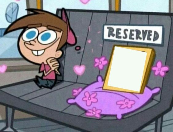 High Quality Reserved Seat Fairly Oddparents Blank Meme Template