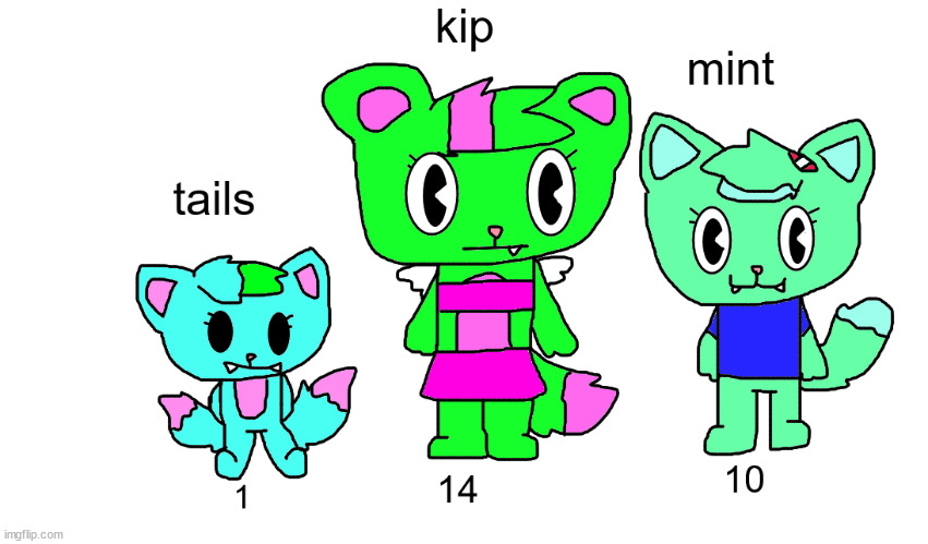 me and flippy's kids | image tagged in htf,sonic the hedgehog,kids,ship | made w/ Imgflip meme maker