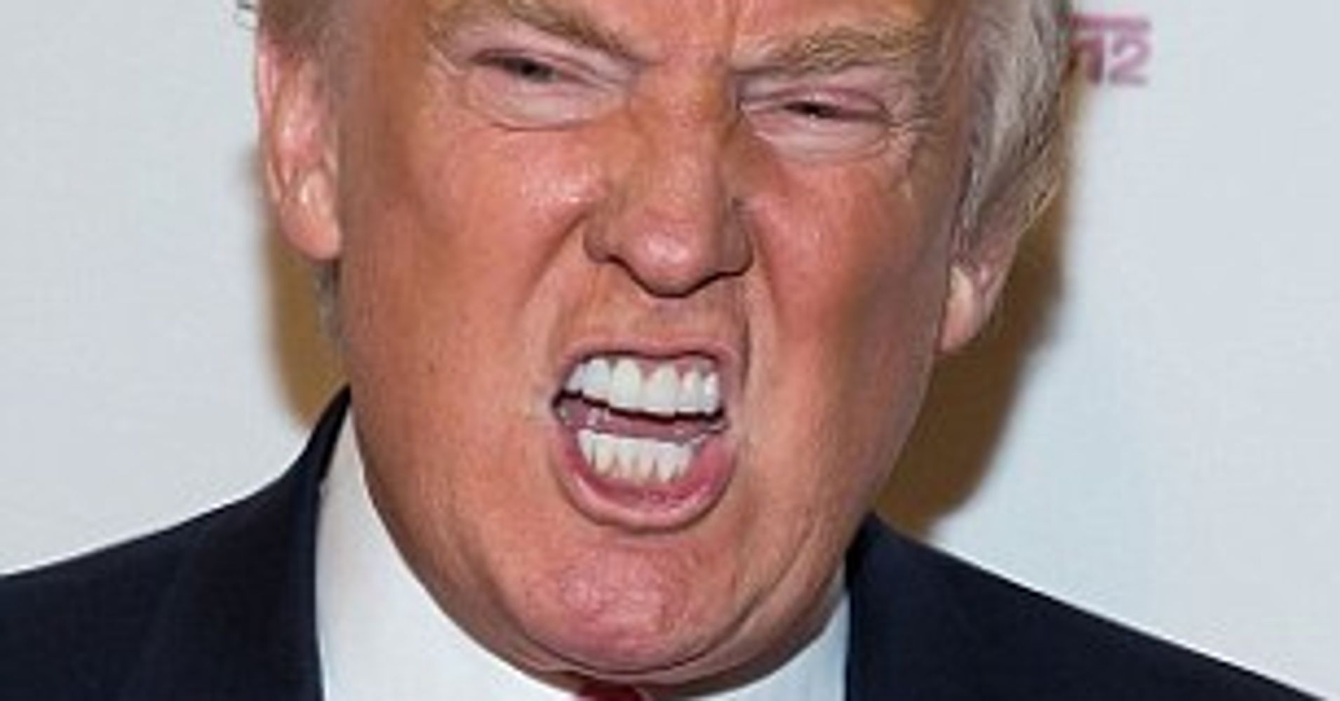 High Quality Trump's teeth, nasty snarl Blank Meme Template