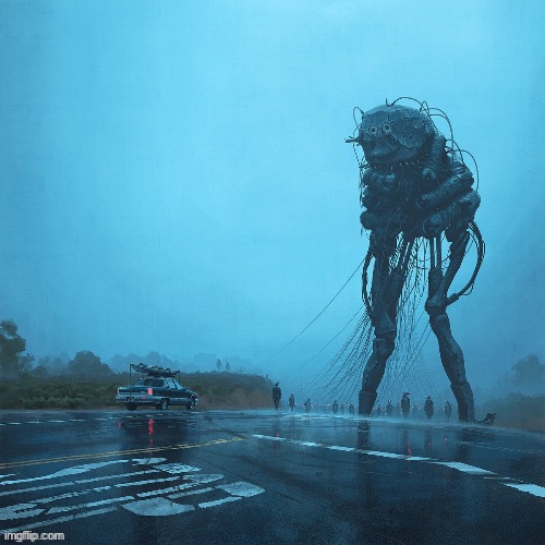 some nightmare fuel made by Simon Stalenhag | made w/ Imgflip meme maker