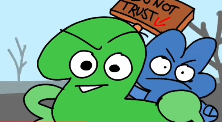 High Quality bfb four and two do not trust Blank Meme Template