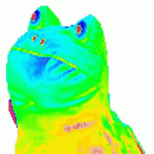 High Quality MLG Rainbow Frog Blank Meme Template