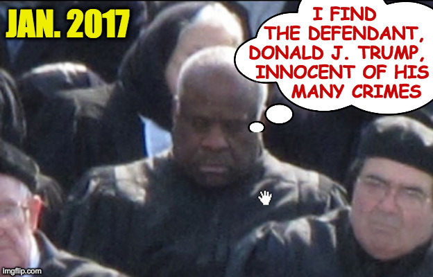 Conservative dreams. | HIS
MANY CRIMES | image tagged in memes,sleepy clarence thomas,who could have predicted that | made w/ Imgflip meme maker