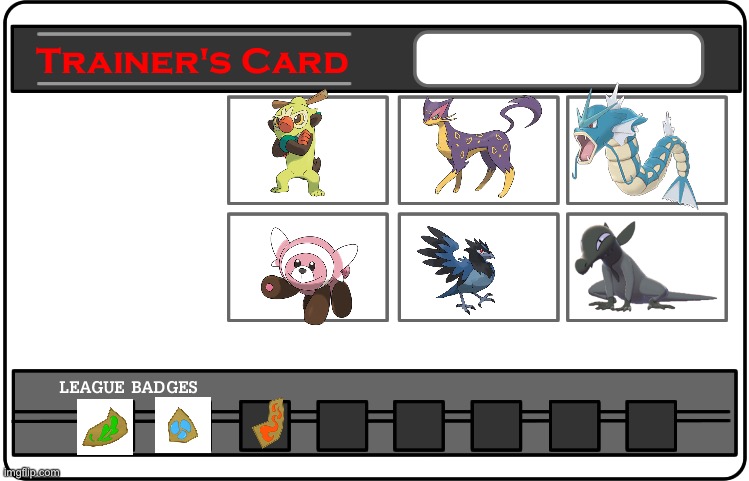 Nuzlocke part 21 | image tagged in trainer card template one,pokemon | made w/ Imgflip meme maker