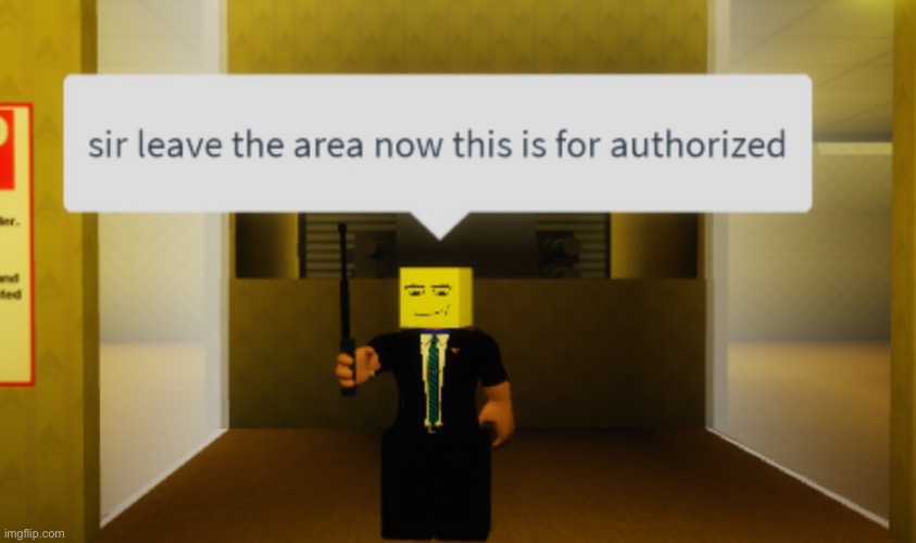 gta gate guard reincarnates into a backrooms city security guard | made w/ Imgflip meme maker