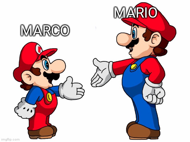 MARCO MARIO | made w/ Imgflip meme maker