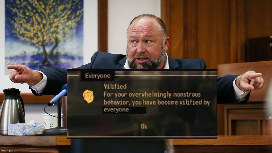 image tagged in alex jones,fallout,hated | made w/ Imgflip meme maker