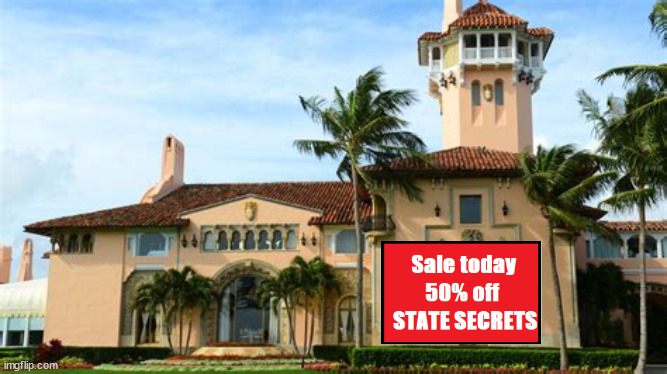 State secrets for sale! | image tagged in donald trump,maga,traitor,criminal,liar | made w/ Imgflip meme maker