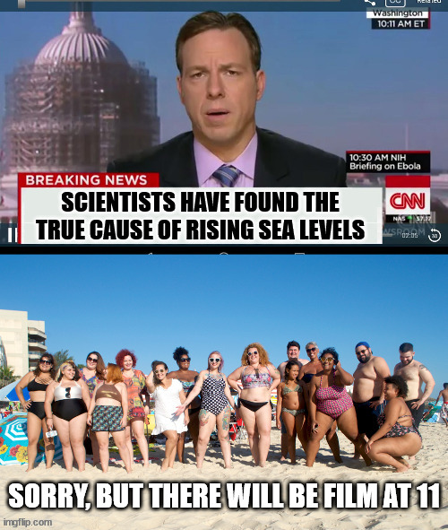 Cause of Rising Seas | image tagged in climate change,american politics | made w/ Imgflip meme maker