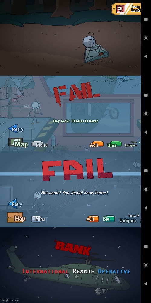 some screenshots from the henry stickmin collection | made w/ Imgflip meme maker