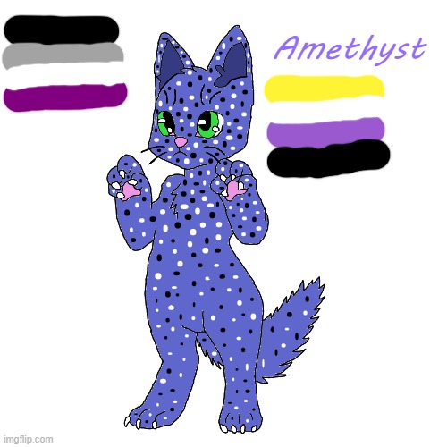 My New Main Sona! ^^ Based Off Of A Tail I Got At The GLMF! (Great Lakes Medieval Fair) | Amethyst | made w/ Imgflip meme maker