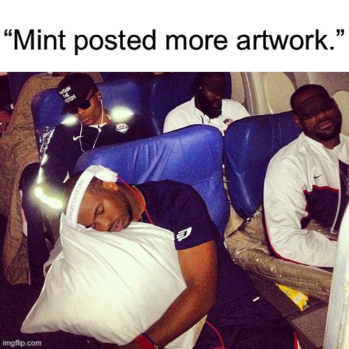 TheGiganticPig | “Mint posted more artwork.” | made w/ Imgflip meme maker