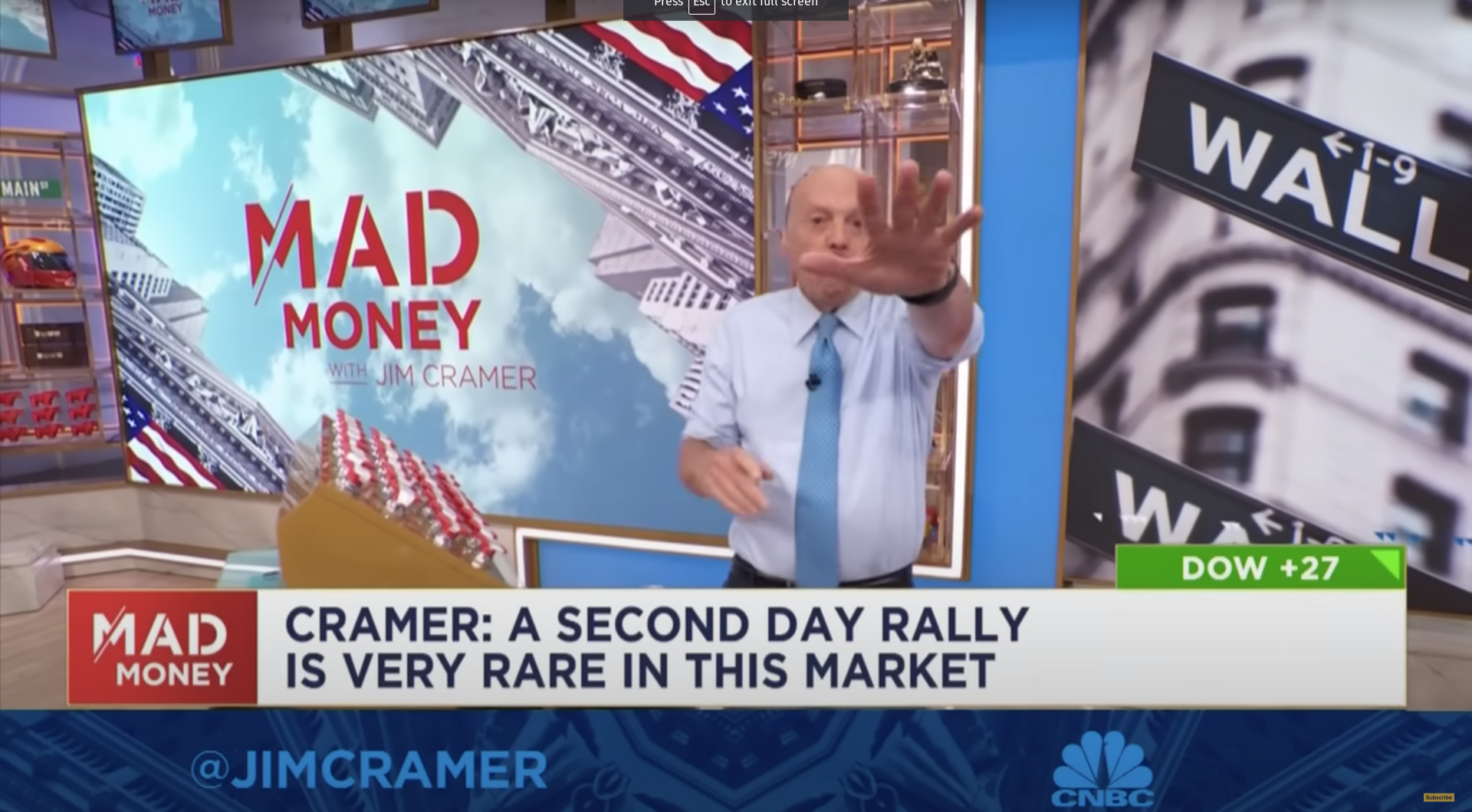 High Quality Cramer Hand Blank Meme Template