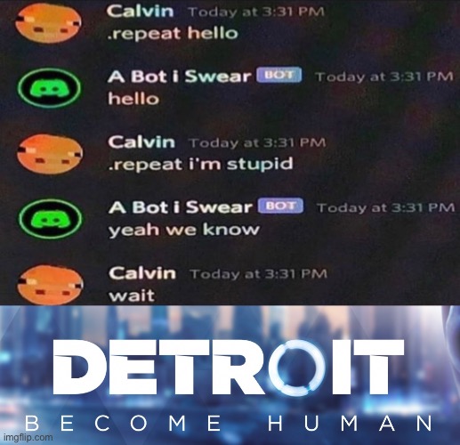 image tagged in detroit become human logo,asoingbob,spunch bops | made w/ Imgflip meme maker