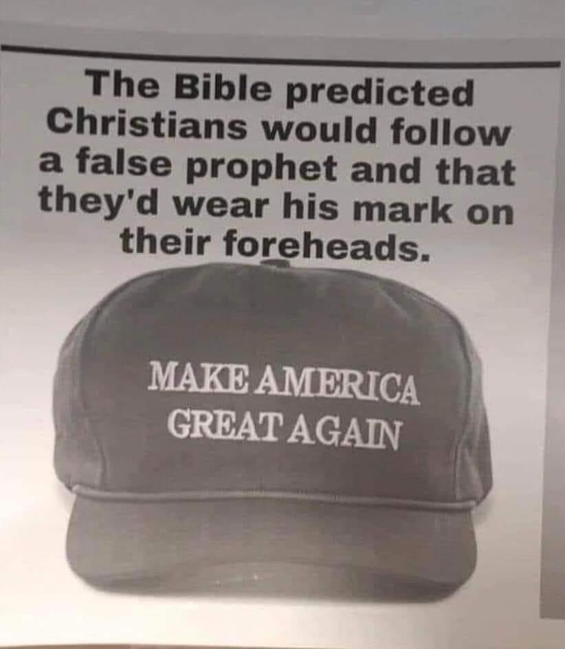 MAGA false prophet Blank Meme Template