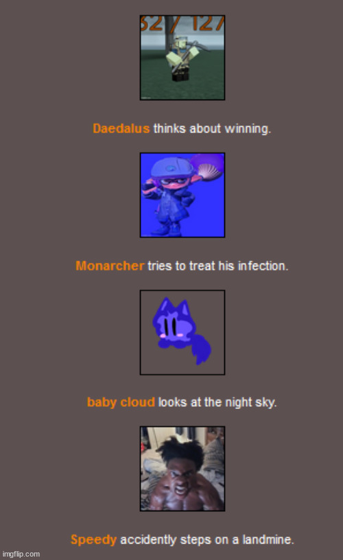 SPEED NOOOOOO DAEDALUS IS SOLO ON THE CLOWNS | made w/ Imgflip meme maker