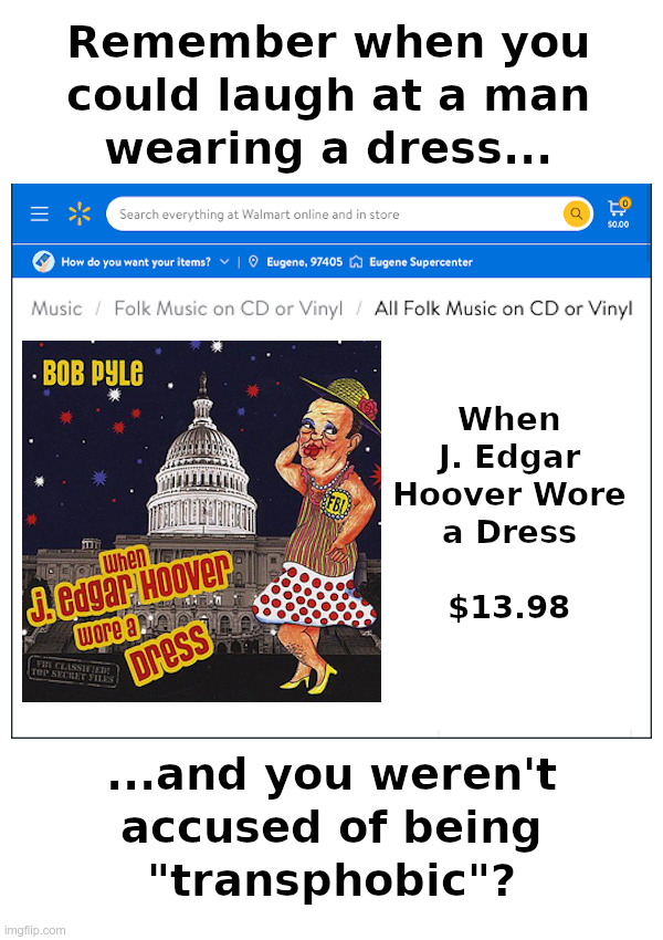 When J. Edgar Hoover Wore A Dress | image tagged in j edgar hoover,crossdresser,fbi,joe biden,democrats,government corruption | made w/ Imgflip meme maker
