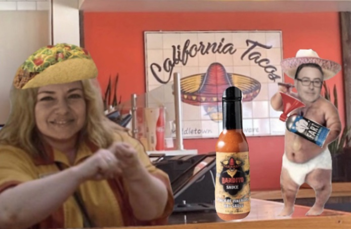 California Tacos Bandito Sauce Blank Meme Template
