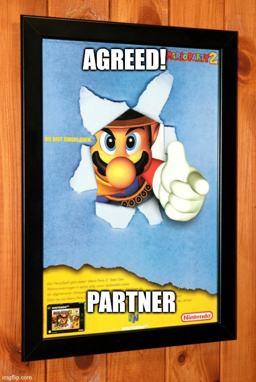 AGREED! PARTNER | made w/ Imgflip meme maker