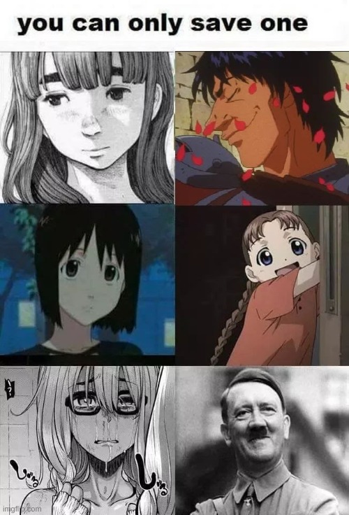 which one? | image tagged in anime,anime memes | made w/ Imgflip meme maker
