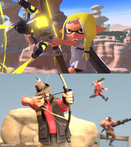 comparing splatoon 3 to tf2 part 1 | made w/ Imgflip meme maker