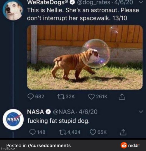 NASA chose violence | made w/ Imgflip meme maker