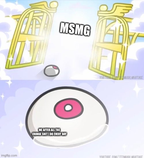 eye forgive you | MSMG; ME AFTER ALL THE CRINGE SHIT I DO EVERY DAY | image tagged in eye forgive you | made w/ Imgflip meme maker