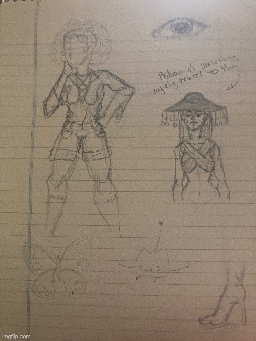 average sketchbook page | made w/ Imgflip meme maker