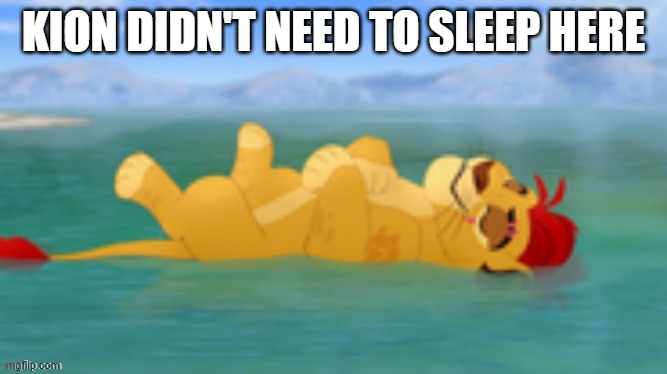 Used in comment | KION DIDN'T NEED TO SLEEP HERE | image tagged in useless gate,memes,president_joe_biden | made w/ Imgflip meme maker
