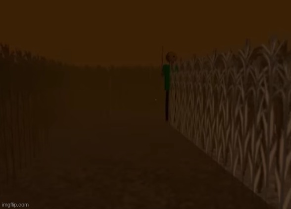 "Oh, hi! Welcome to my totally not stolen corn maze!" | made w/ Imgflip meme maker