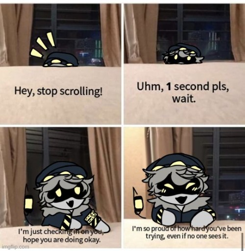 wohelsome | image tagged in n murder drones hey stop scrolling | made w/ Imgflip meme maker