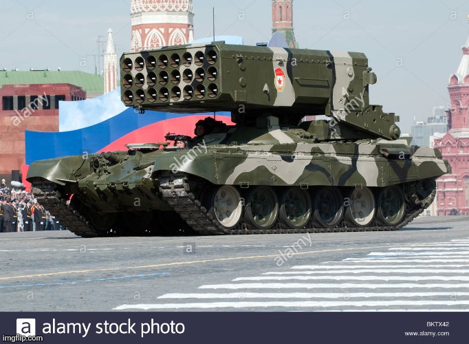 TOS-1 rocket launcher | image tagged in tos-1 rocket launcher | made w/ Imgflip meme maker