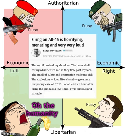 Both pounds of recoil from that big .22 probably dislocated his shoulder... | image tagged in asshole,memes,to honor,our fallen comrade | made w/ Imgflip meme maker