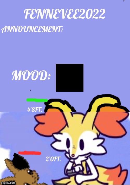 Fennevee Announcement Template Blank Meme Template