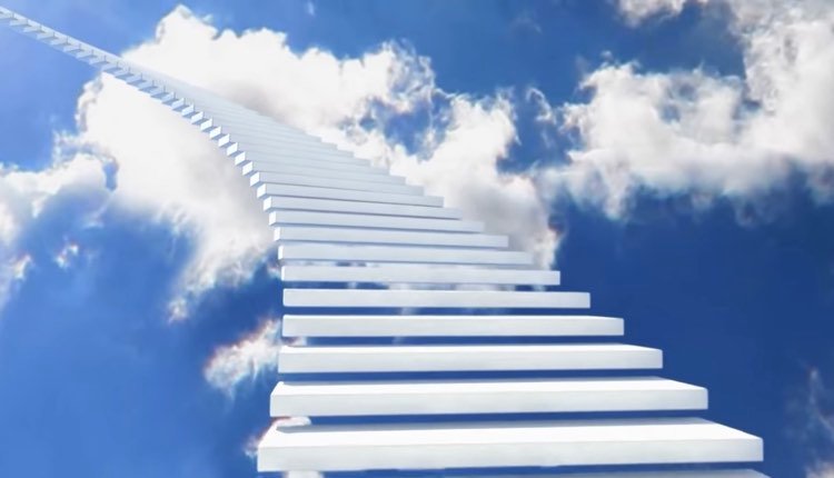 High Quality Stairway to Heaven Blank Meme Template