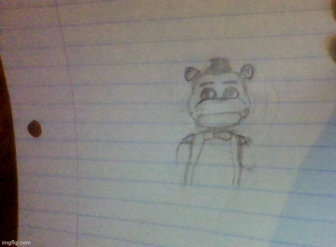 How to draw Freddy from FNAF step by step 