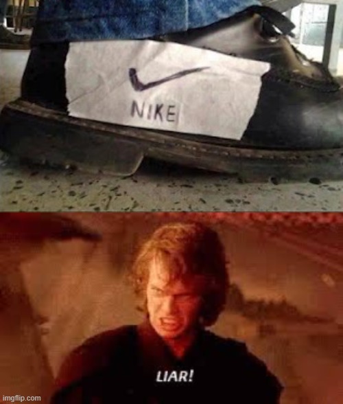 image tagged in anakin liar | made w/ Imgflip meme maker