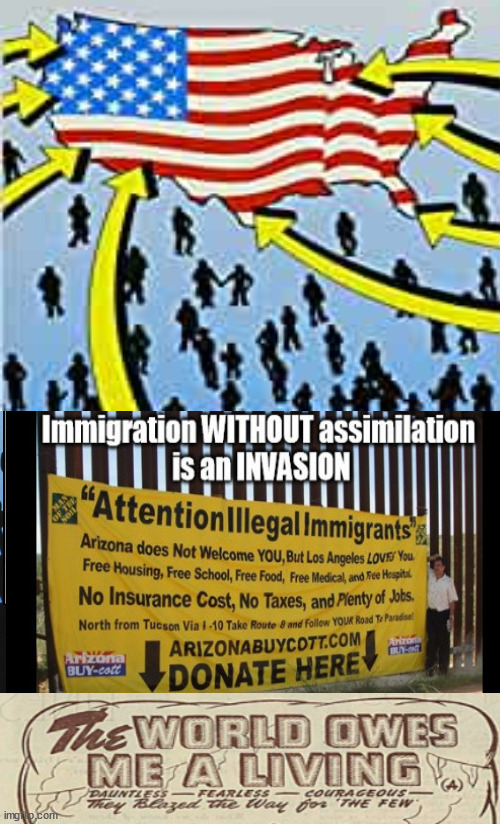 Immigration without assimilation ...an INVASION! | image tagged in migrant invasion,biden,border,border wall,democrats | made w/ Imgflip meme maker
