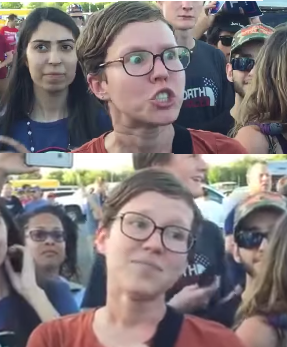 High Quality Two faced liberal snowflake Blank Meme Template