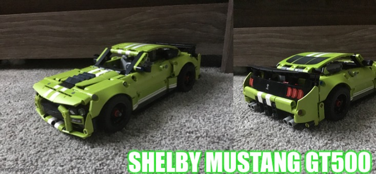 Lego Build | SHELBY MUSTANG GT500 | made w/ Imgflip meme maker