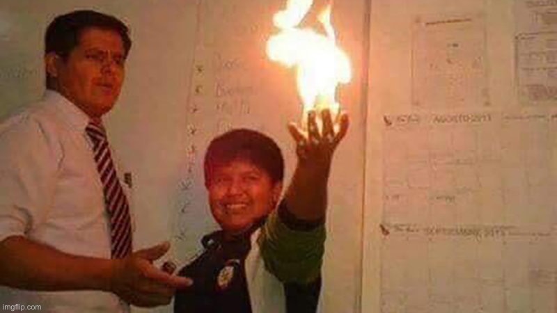 kid with fire | image tagged in kid with fire | made w/ Imgflip meme maker