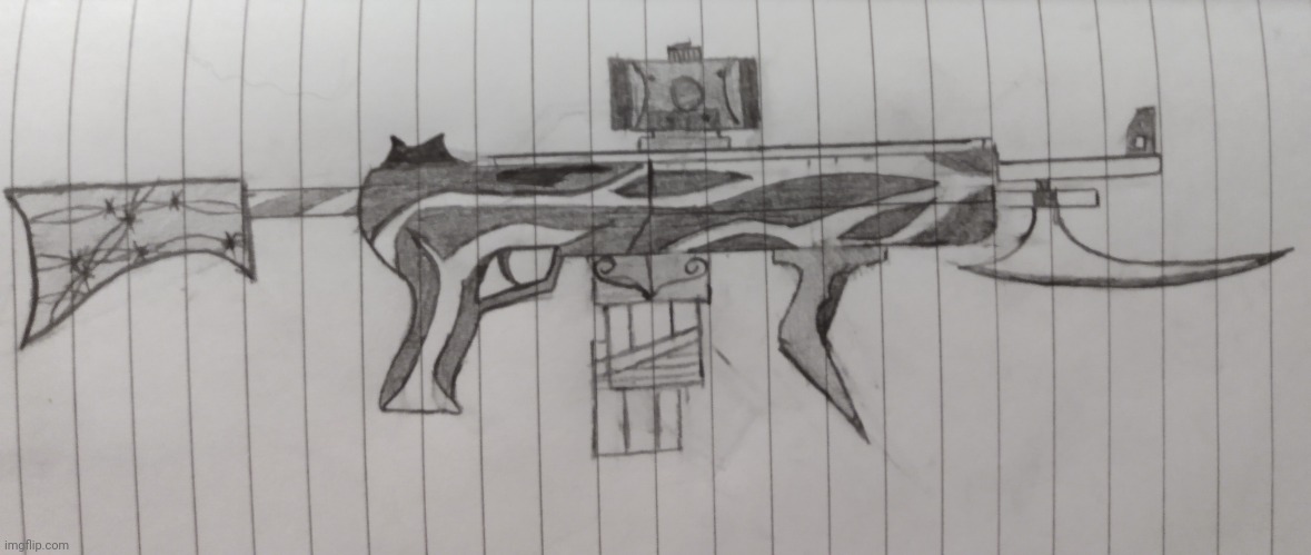 Doodle | image tagged in drawing,gun | made w/ Imgflip meme maker