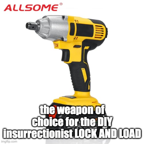 lock and load | the weapon of choice for the DIY insurrectionist LOCK AND LOAD | image tagged in donald trump approves,the secret ingredient is crime,fbi investigation | made w/ Imgflip meme maker