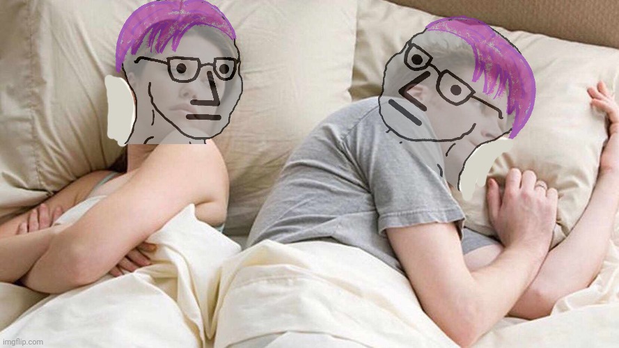 I bet they/ them are thinking about other liberals Blank Meme Template