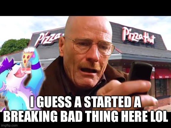 Lol | I GUESS A STARTED A BREAKING BAD THING HERE LOL | image tagged in memes,breaking bad,furry | made w/ Imgflip meme maker