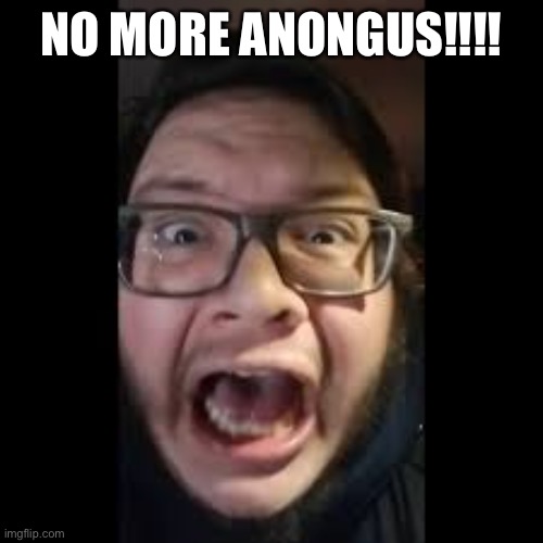 NO MORE ANONGUS!!!! | image tagged in stop posting about among us | made w/ Imgflip meme maker